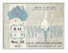 1956 Melbourne Ticket